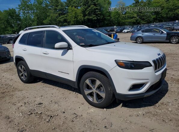 1C4PJMDN7KD133732 2019 JEEP CHEROKEE White Передня права чверть