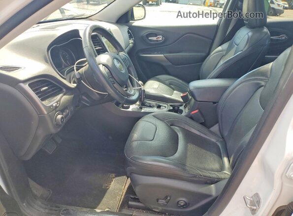 1C4PJMDN7KD133732 2019 JEEP CHEROKEE White Вид салону спереду