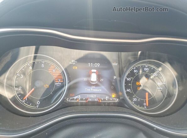 1C4PJMDN7KD191632 2019 JEEP CHEROKEE Gray ხელსაწყოთა პანელის ხედი