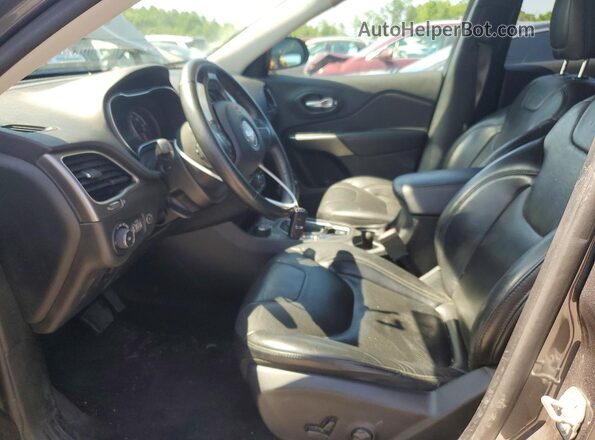 1C4PJMDN7KD191632 2019 JEEP CHEROKEE Gray წინა სალონის ხედი