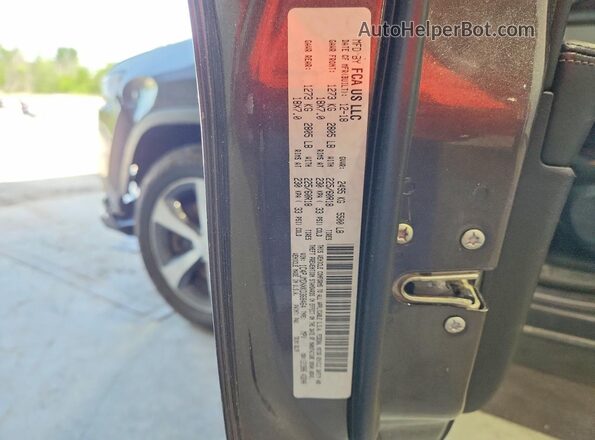 1C4PJMDNXKD368464 2019 JEEP CHEROKEE Gray VIN կոդի պիտակի տեսք