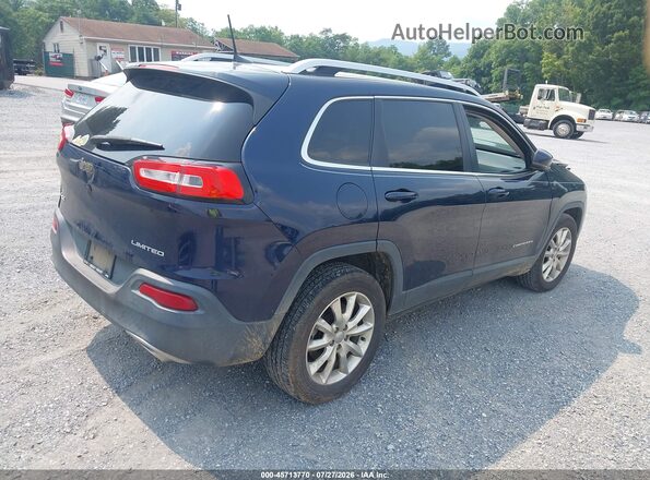 1C4PJMDS1GW155534 2016 JEEP CHEROKEE Dark Blue Tył prawy