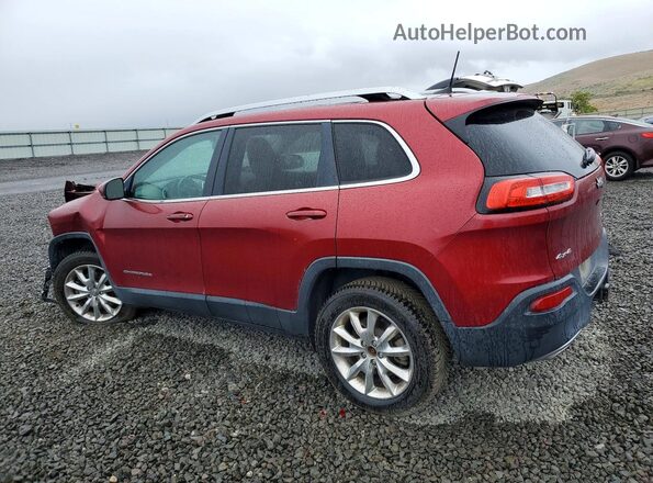 1C4PJMDS1GW259571 2016 JEEP CHEROKEE Maroon Հետևի ձախ