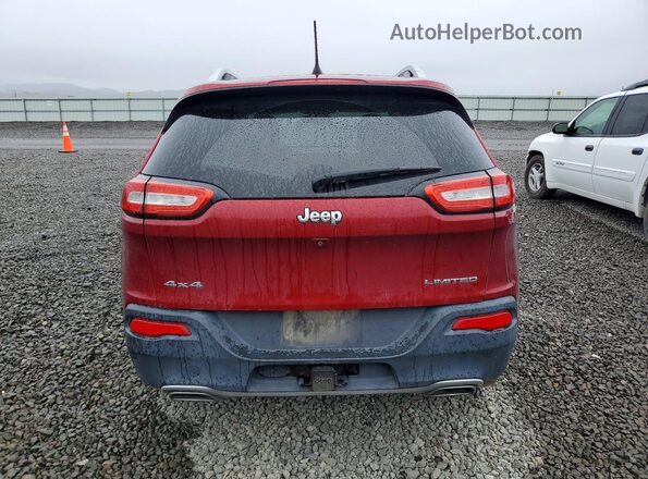1C4PJMDS1GW259571 2016 JEEP CHEROKEE Maroon Հետևի տեսք