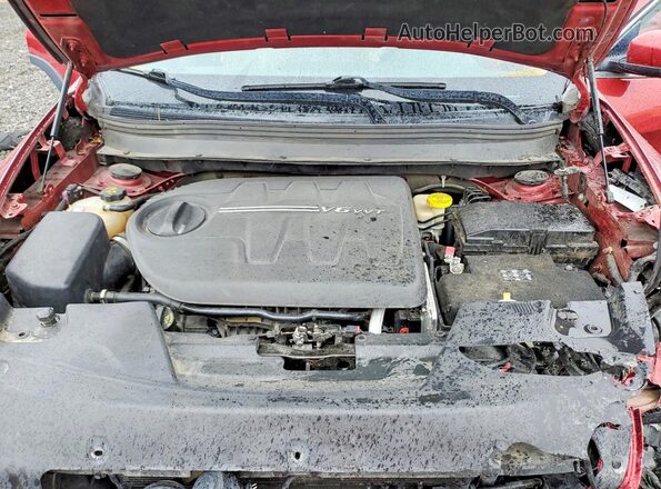 1C4PJMDS1GW259571 2016 JEEP CHEROKEE Maroon Շարժիչի բաժամունքի տեսք