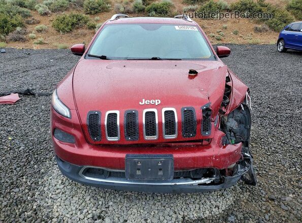 1C4PJMDS1GW259571 2016 JEEP CHEROKEE Maroon Դիմացի տեսք