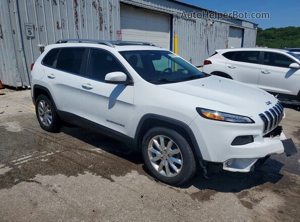 1C4PJMDS1HW613154 2017 JEEP CHEROKEE White Front right