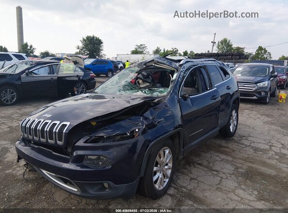 1C4PJMDS2GW121201 2016 JEEP CHEROKEE Black წინა ხედი