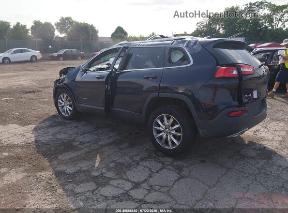 1C4PJMDS2GW121201 2016 JEEP CHEROKEE Black უკანა მარცხენა