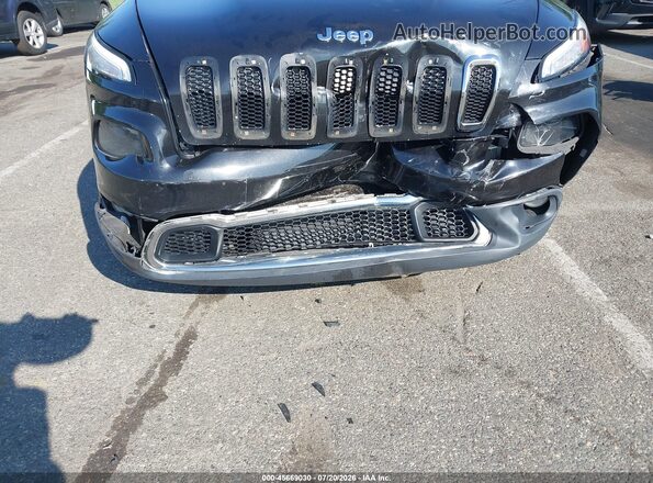 1C4PJMDS2GW181852 2016 JEEP CHEROKEE Black წინა ხედი