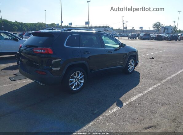 1C4PJMDS2GW181852 2016 JEEP CHEROKEE Black უკანა მარჯვენა