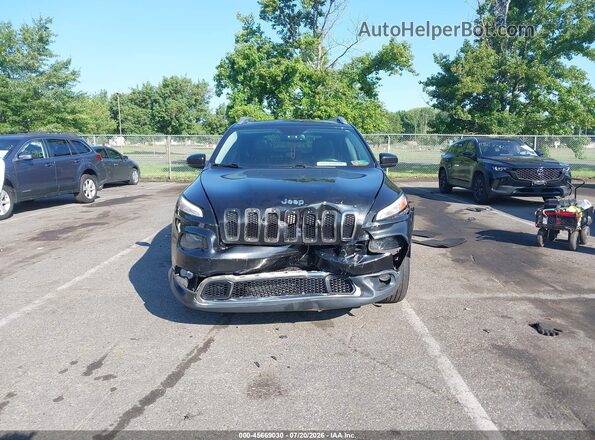 1C4PJMDS2GW181852 2016 JEEP CHEROKEE Black ხელსაწყოთა პანელის ხედი