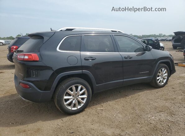 1C4PJMDS2GW228393 2016 JEEP CHEROKEE Черный Задняя правая четверть