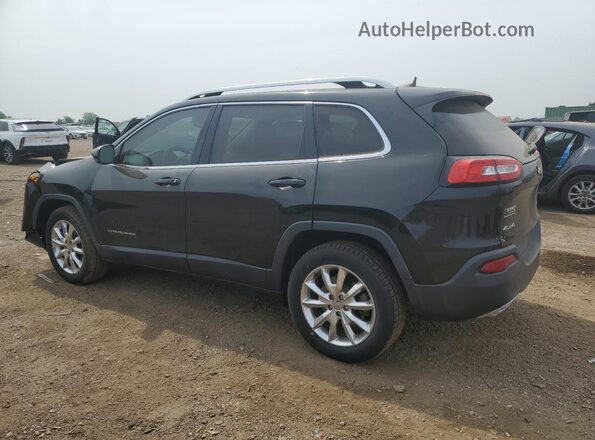 1C4PJMDS2GW228393 2016 JEEP CHEROKEE Черный Задняя левая четверть