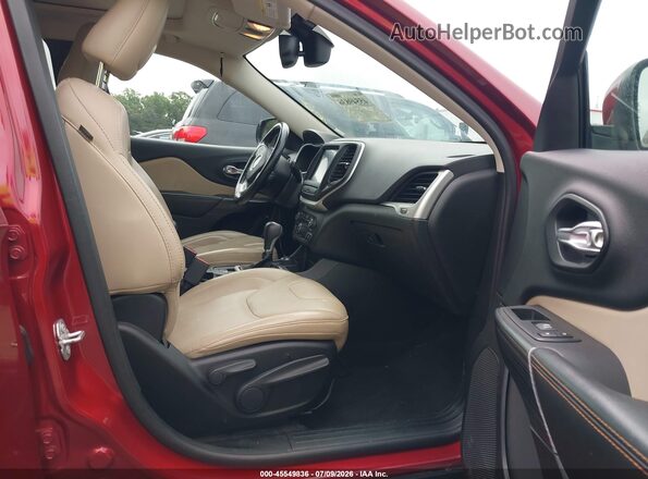 1C4PJMDS2GW299934 2016 JEEP CHEROKEE Red წინა სალონის ხედი