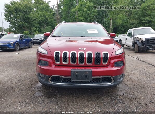 1C4PJMDS2GW299934 2016 JEEP CHEROKEE Red ხელსაწყოთა პანელის ხედი