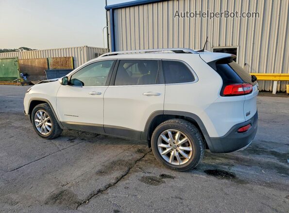 1C4PJMDS2HW557144 2017 JEEP CHEROKEE White Trasero izquierdo