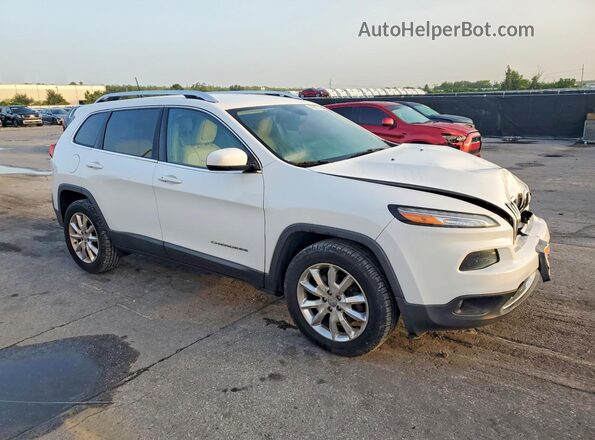 1C4PJMDS2HW557144 2017 JEEP CHEROKEE White Delantero derecho