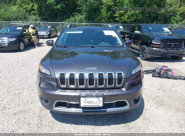 1C4PJMDS3GW144342 2016 JEEP CHEROKEE Black Vista interior trasera