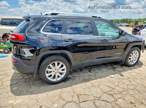 1C4PJMDS3HW556455 2017 JEEP CHEROKEE Black Trasero derecho