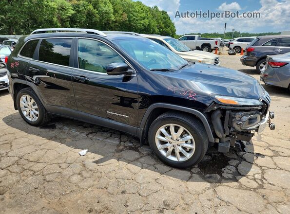 1C4PJMDS3HW556455 2017 JEEP CHEROKEE Black Delantero derecho