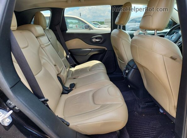 1C4PJMDS3HW556455 2017 JEEP CHEROKEE Black Vista interior trasera