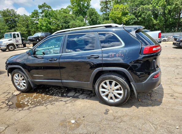 1C4PJMDS3HW556455 2017 JEEP CHEROKEE Black Trasero izquierdo