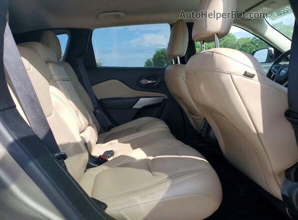 1C4PJMDS3HW618646 2017 JEEP CHEROKEE Желто-коричневый Вид задней части салона