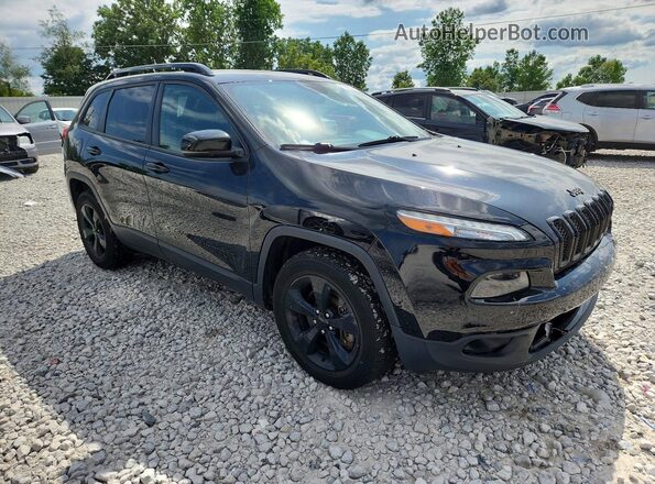 1C4PJMDS4HW552091 2017 JEEP CHEROKEE Черный Передняя правая четверть