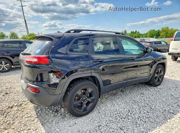 1C4PJMDS4HW552091 2017 JEEP CHEROKEE Черный Задняя правая четверть