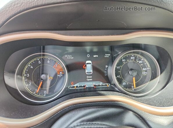 1C4PJMDS4HW552091 2017 JEEP CHEROKEE Черный Вид щитка приборов