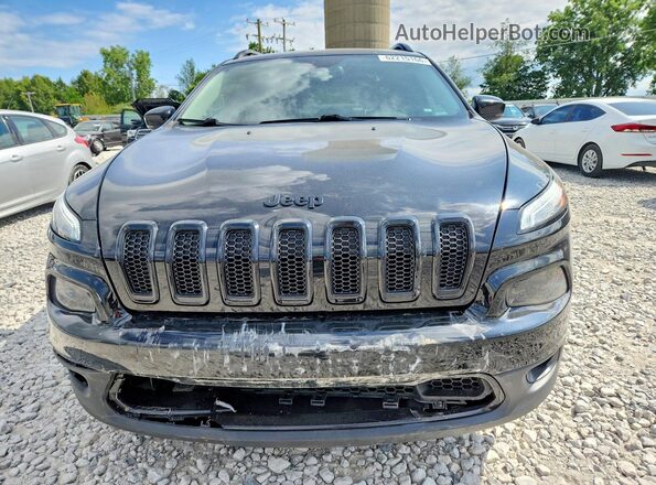 1C4PJMDS4HW552091 2017 JEEP CHEROKEE Черный Вид спереди