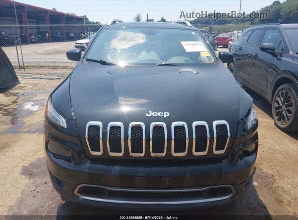 1C4PJMDS5HW594592 2017 JEEP CHEROKEE Black Vista del cuadro de instrumentos