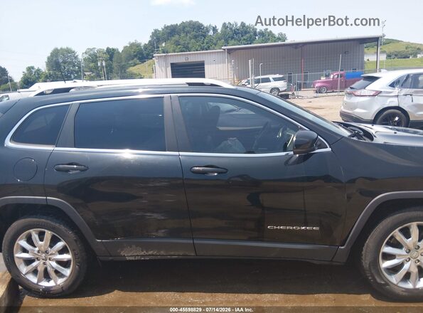 1C4PJMDS5HW594592 2017 JEEP CHEROKEE Black Vista interior trasera