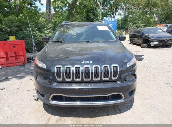 1C4PJMDS6GW169025 2016 JEEP CHEROKEE Black Vista del cuadro de instrumentos