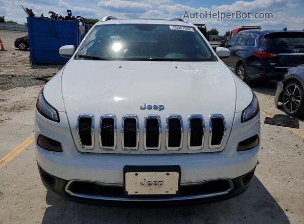 1C4PJMDS6GW194068 2016 JEEP CHEROKEE Белый Вид спереди