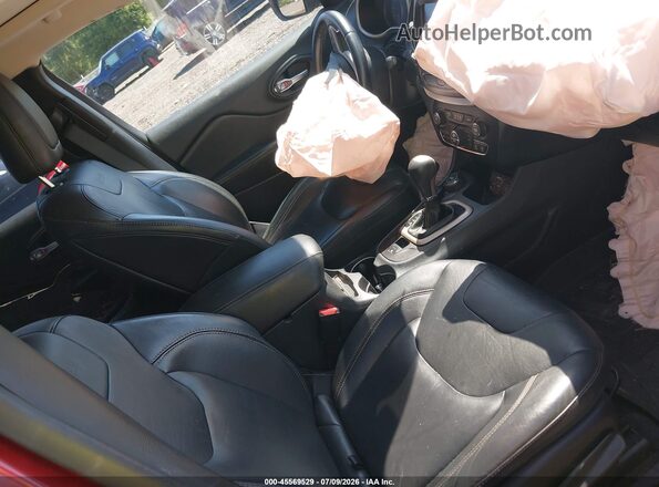 1C4PJMDS6GW228249 2016 JEEP CHEROKEE Red Front interior view