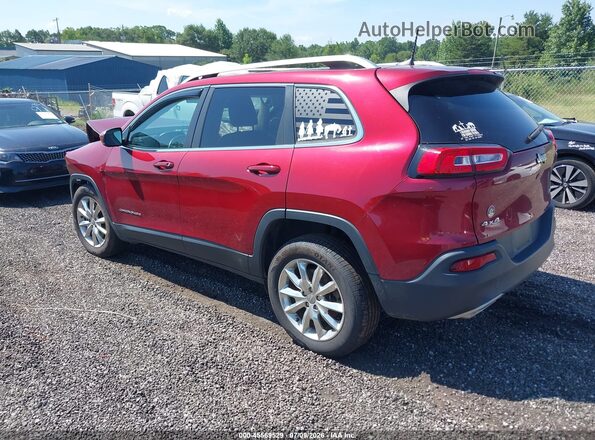 1C4PJMDS6GW228249 2016 JEEP CHEROKEE Red Rear left