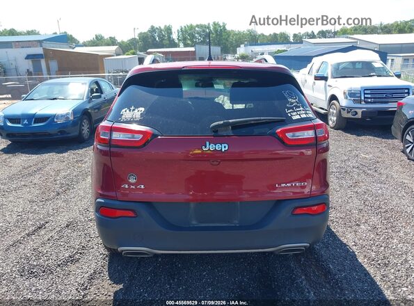 1C4PJMDS6GW228249 2016 JEEP CHEROKEE Red 
