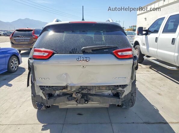 1C4PJMDS6GW235847 2016 JEEP CHEROKEE Silver უკანა ხედი