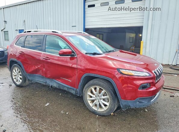 1C4PJMDS6GW344776 2016 JEEP CHEROKEE Burgundy Delantero derecho