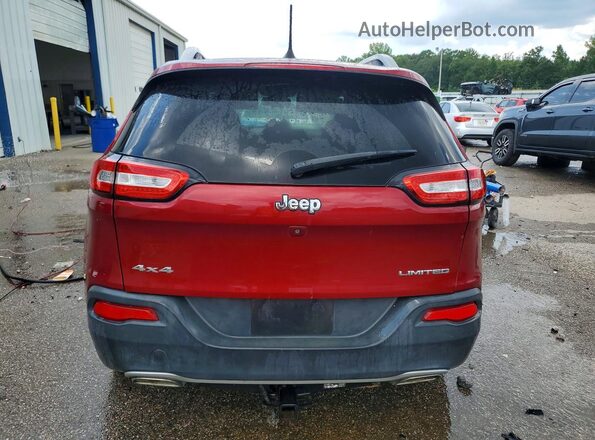 1C4PJMDS6GW344776 2016 JEEP CHEROKEE Burgundy Vista trasera