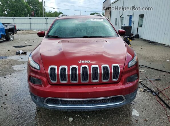1C4PJMDS6GW344776 2016 JEEP CHEROKEE Burgundy Vista frontal