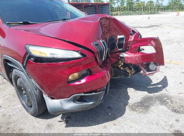 1C4PJMDS7GW105317 2016 JEEP CHEROKEE Red Вид спереду