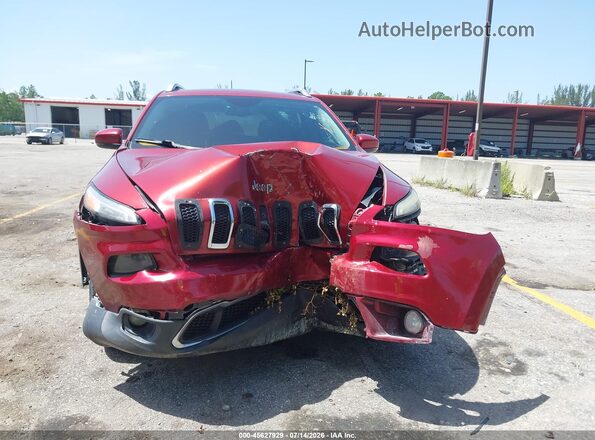 1C4PJMDS7GW105317 2016 JEEP CHEROKEE Red Вид задньої частини салону