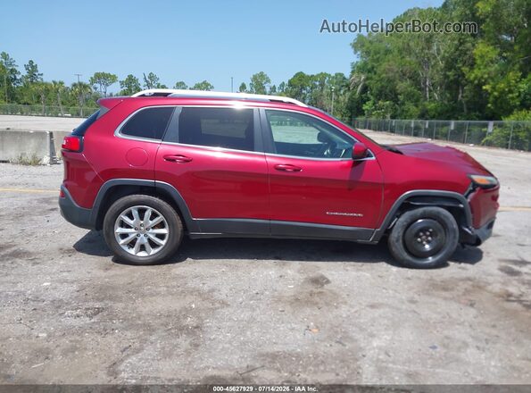 1C4PJMDS7GW105317 2016 JEEP CHEROKEE Red Панорамний вид салону 360°