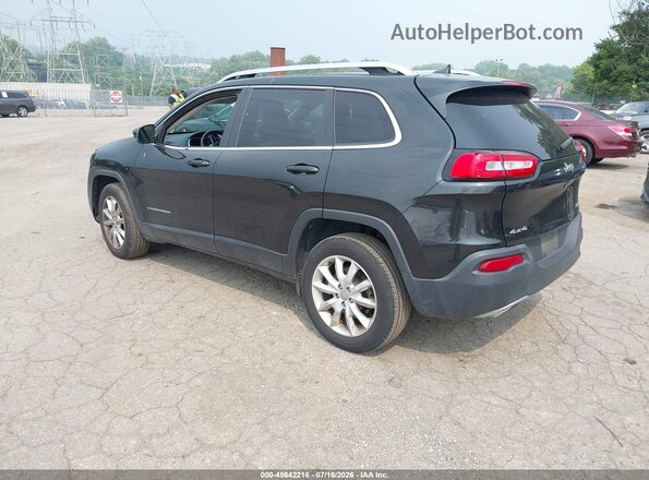 1C4PJMDS7GW142139 2016 JEEP CHEROKEE Black უკანა მარცხენა