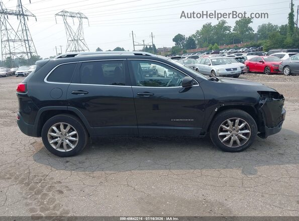 1C4PJMDS7GW142139 2016 JEEP CHEROKEE Black უკანა სალონის ხედი