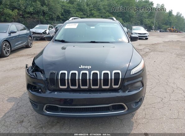 1C4PJMDS7GW142139 2016 JEEP CHEROKEE Black ხელსაწყოთა პანელის ხედი