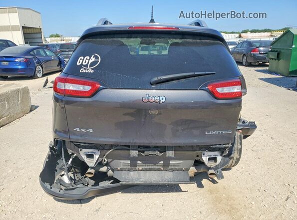1C4PJMDS7GW154792 2016 JEEP CHEROKEE Black Rear view